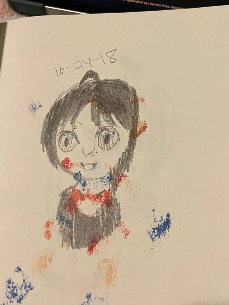 Grayscale anime girl by mysterionz on DeviantArt