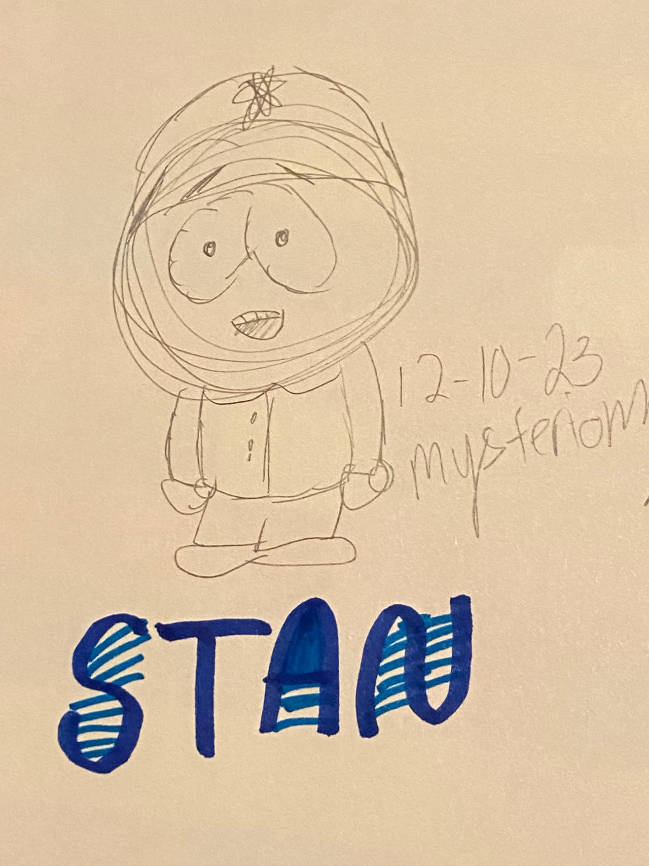 Stan Marsh Smiling by mysterionz on DeviantArt