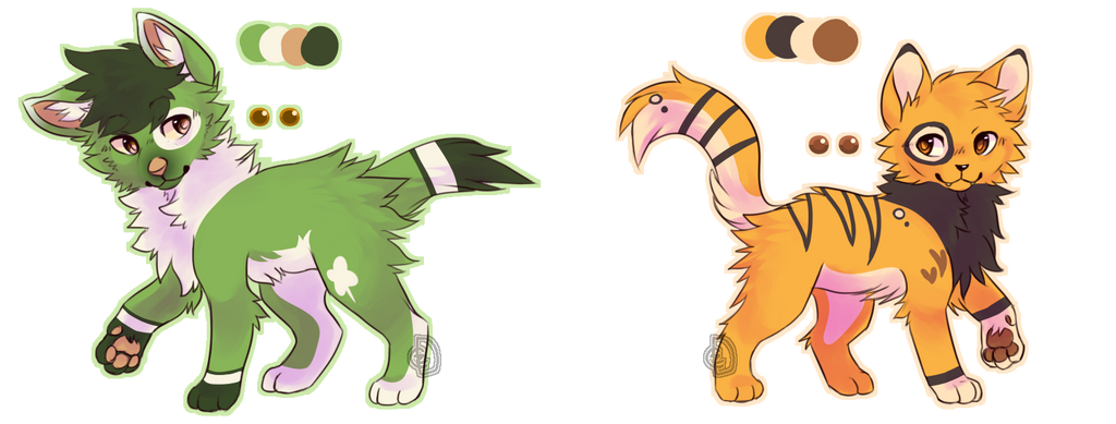 adoptables open! by GrainyPeaches