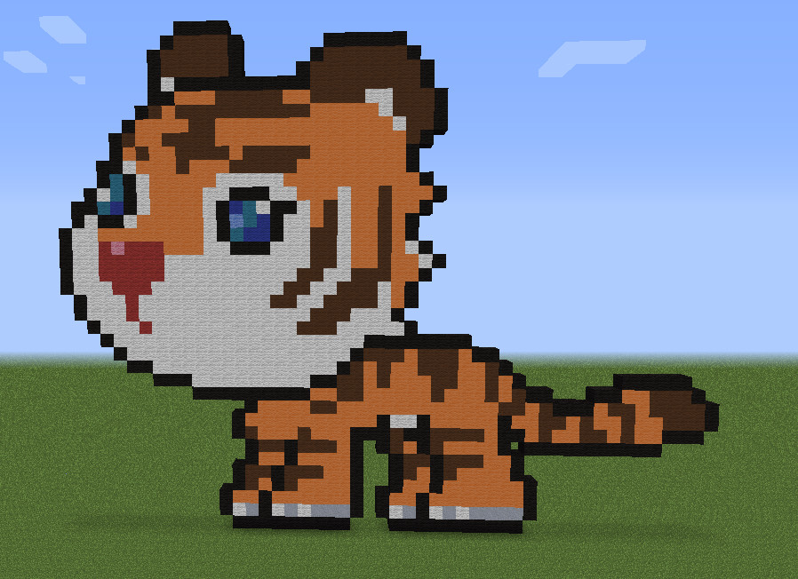 Tiger Sprite Minecraft By Neivin On Deviantart Tiger Sprite Minecraft By Neivin On Deviantart
