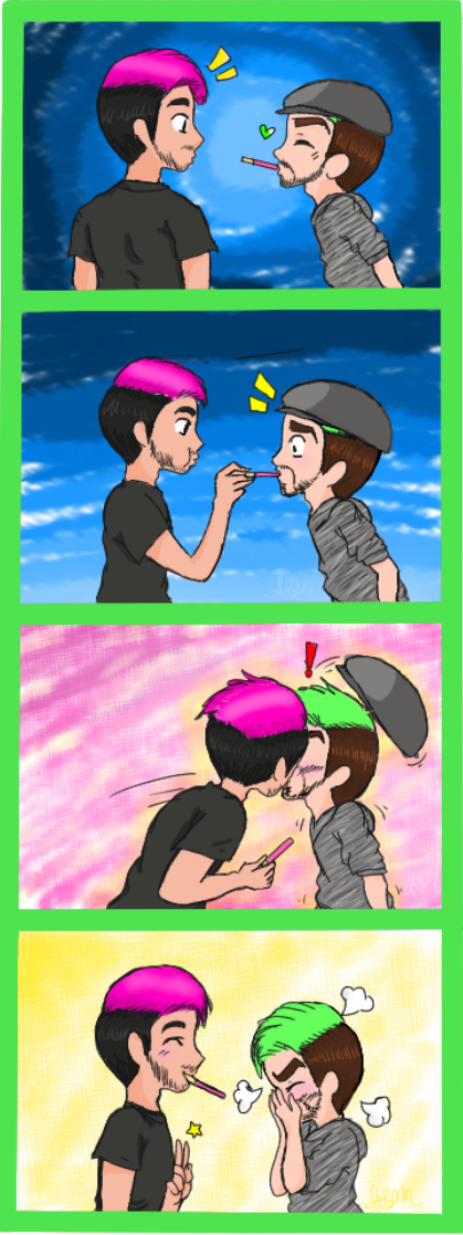 Septiplier pocky kiss