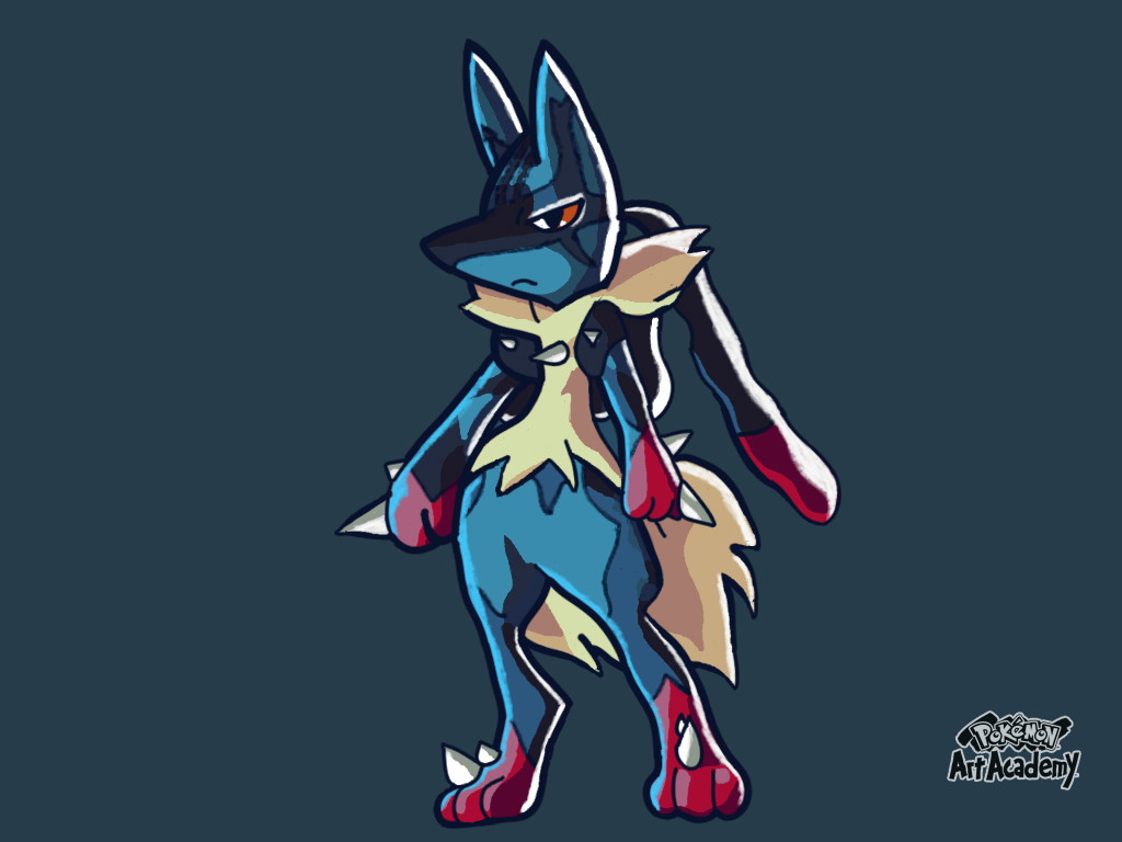 Mega Lucario Art Academy