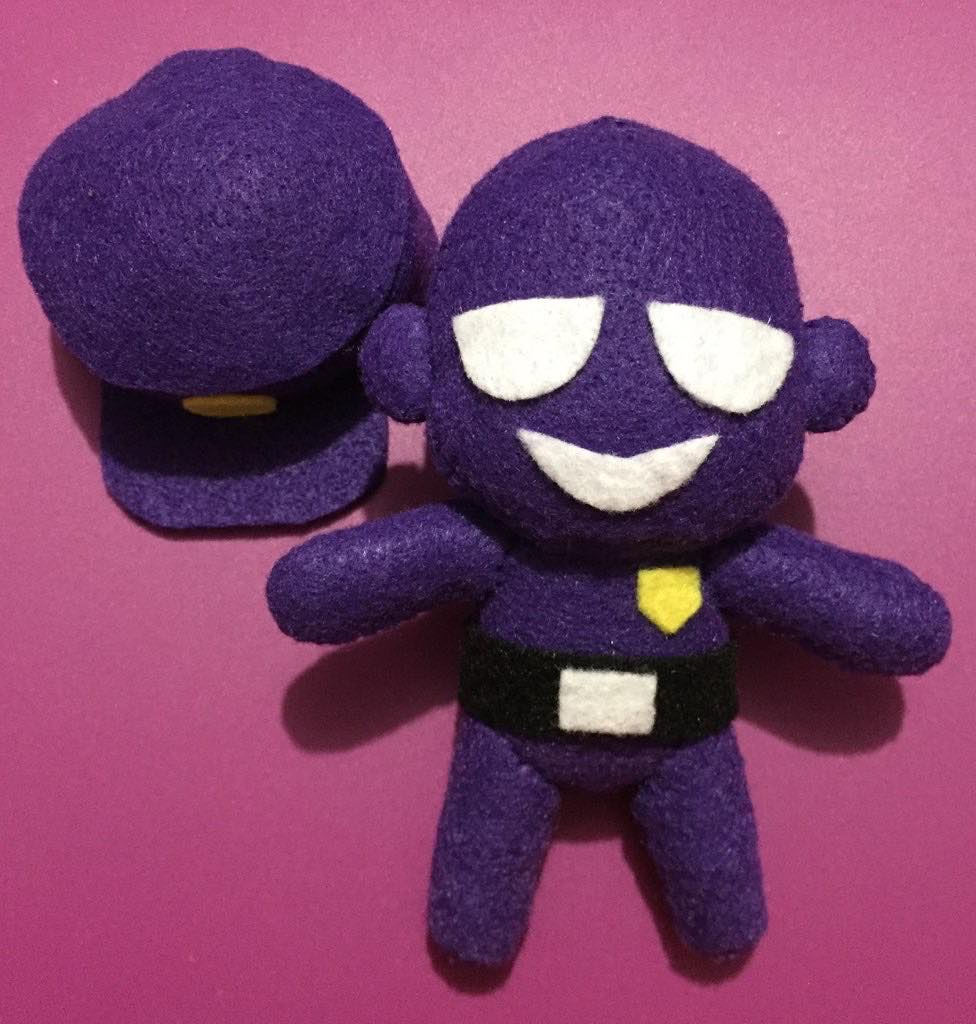 picture Custom Purple Guy Plush fnaf purple guy chibi plush by