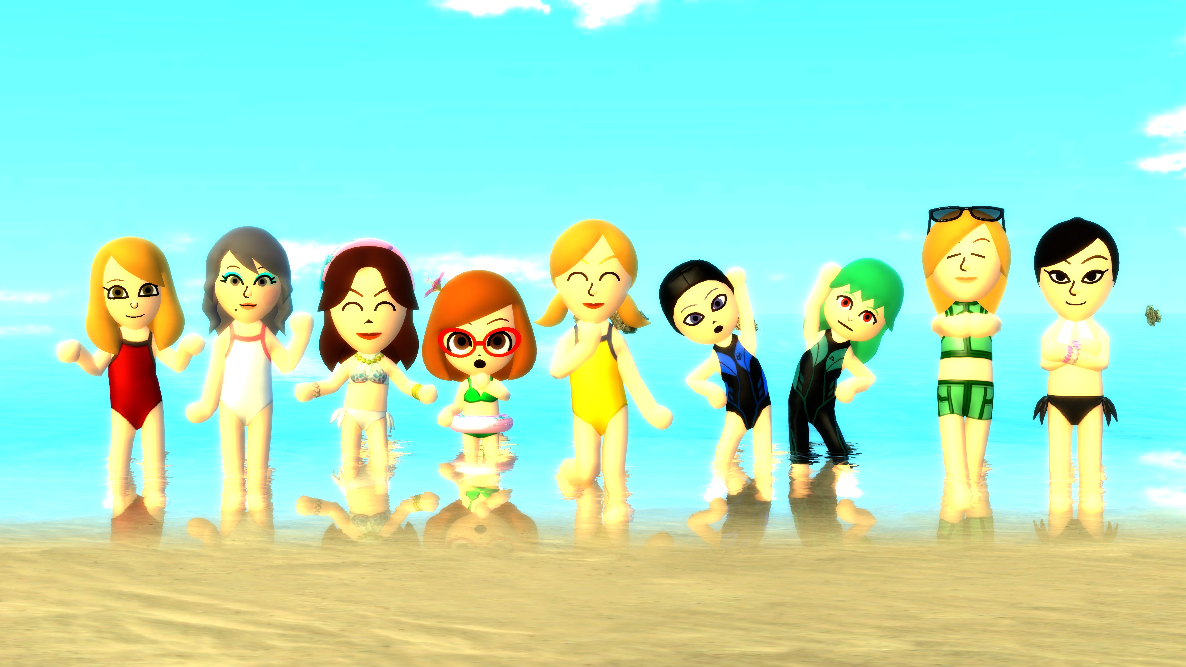 Mii Inflatable The Mii Summer Collection by AtomicLugia on DeviantArt
