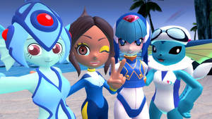 Water-Themed Selfie