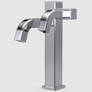 Two-in-One Square Automatic Faucet and Automatic S