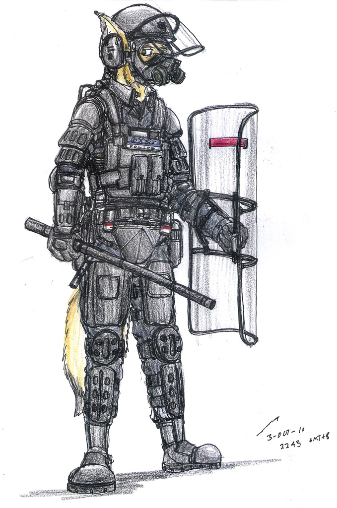 Callentine Riot Police by contrail09 on DeviantArt