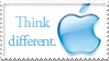 think different apple stamp think different apple stamp