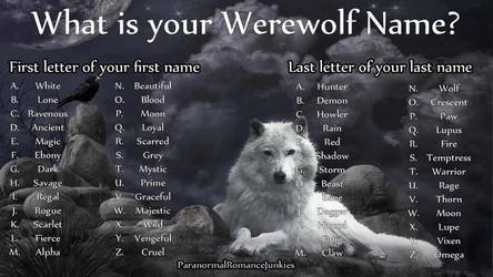 My Werewolf Name Is?