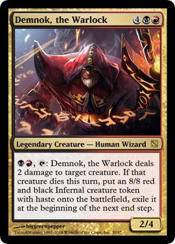 Dota 2 MTG - Demnok the Warlock