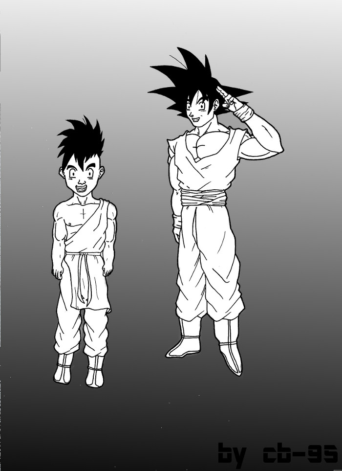 Son goku and uub