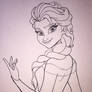 Elsa Hand Drawn