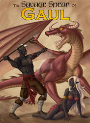 The Savage Spear of Gaul - comic book cover by Dungeon-Spirit