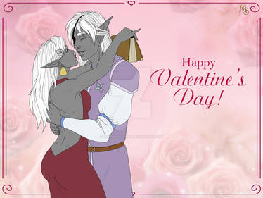 [Valentine Card] Tamaiir + Deladrien