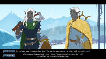 Scald's Help (The Banner Saga style)