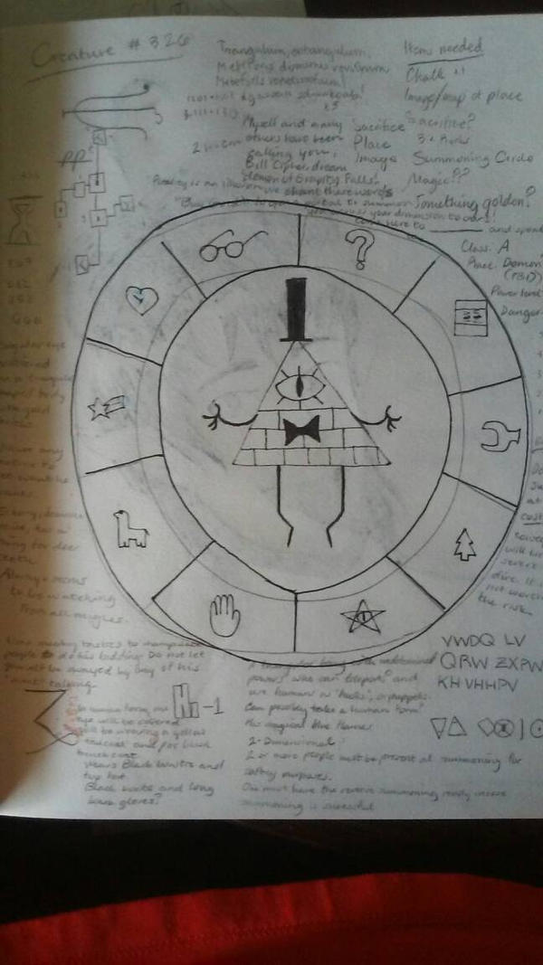 Bill Cipher Journal Page by risenicarus on DeviantArt