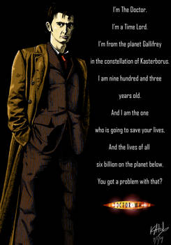 The Tenth Doctor - colour