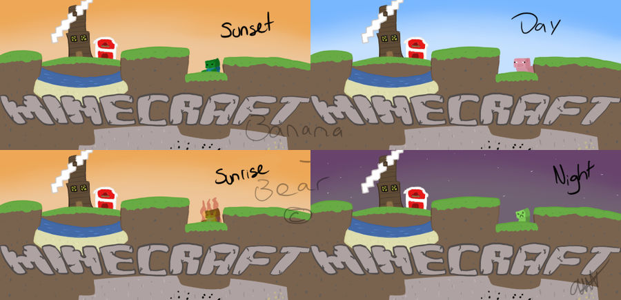 Minecraft Headers by Banana-Bear on DeviantArt
