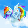 Rainbow dash pony