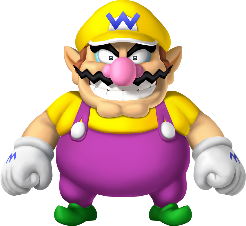 Wario Png (Front View Artwork) by ELYADENCRACK on DeviantArt