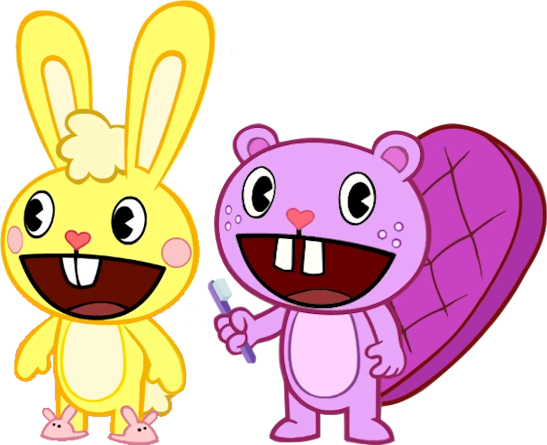 Cuddles and Toothy by ELYADENCRACK on DeviantArt