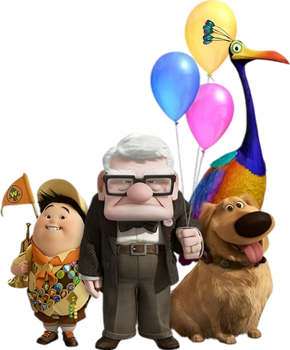 Up Four Characters HD Png