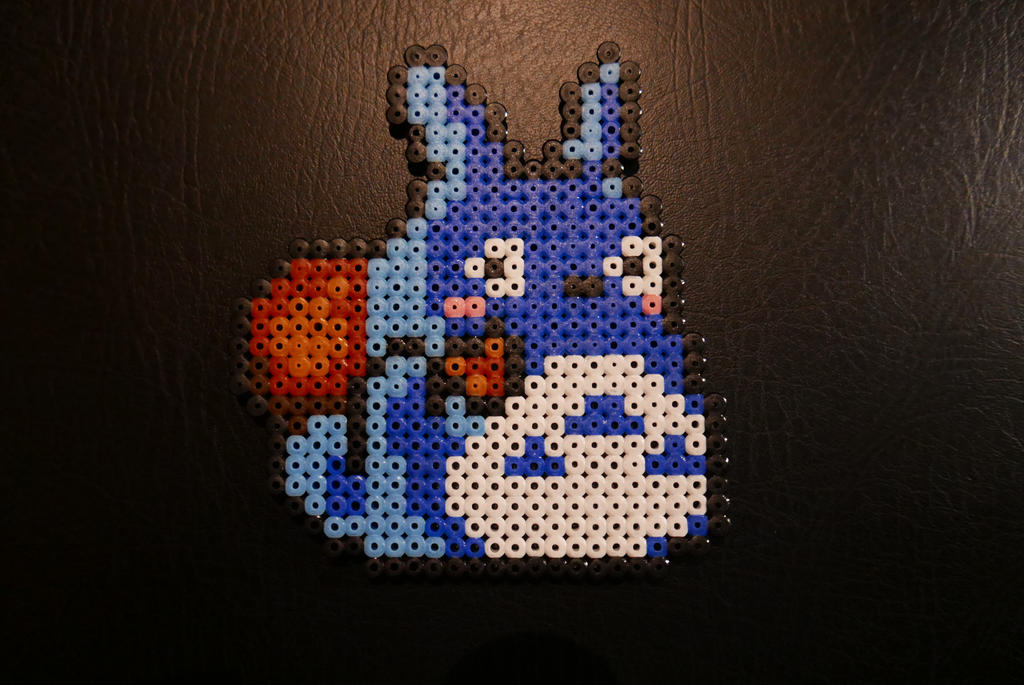 Totoro Hama Beads By Nidoran4886 On DeviantArt totoro-hama-beads-by-nidoran4886-on-deviantart