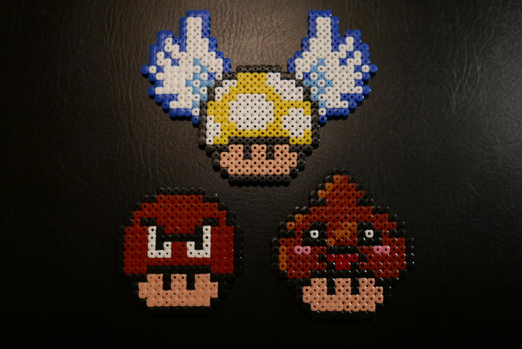 Random Mushrooms #3 - Hama Beads