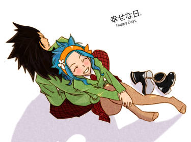 .Gajeel and Levy.