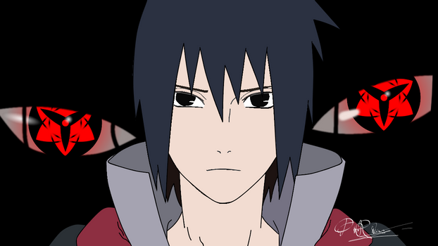 Sasuke Uchiha With BG