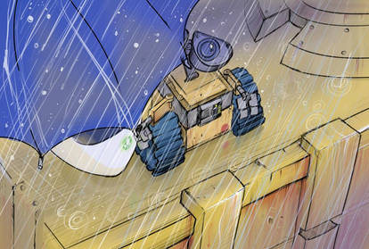 Wall-E and EVE- Rain