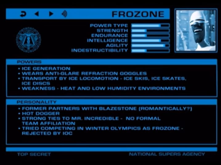 Frozone File Frozone NSA File by Kittyball23 on DeviantArt