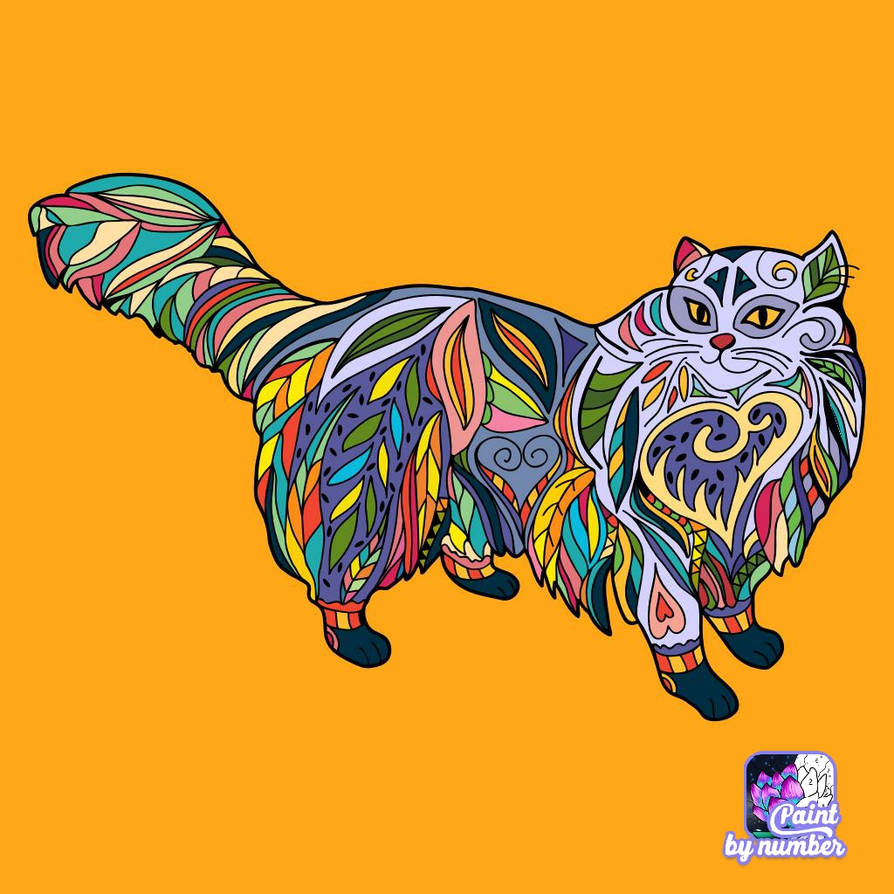 Mandala Cat by Kittyball23 on DeviantArt