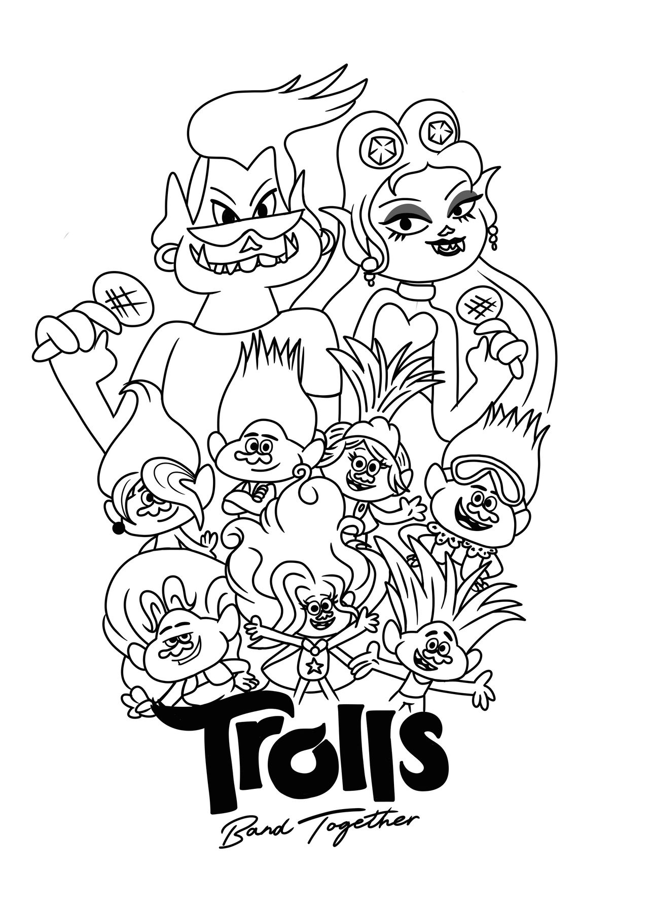 Trolls Band Together poster v1 by Kittyball23 on DeviantArt