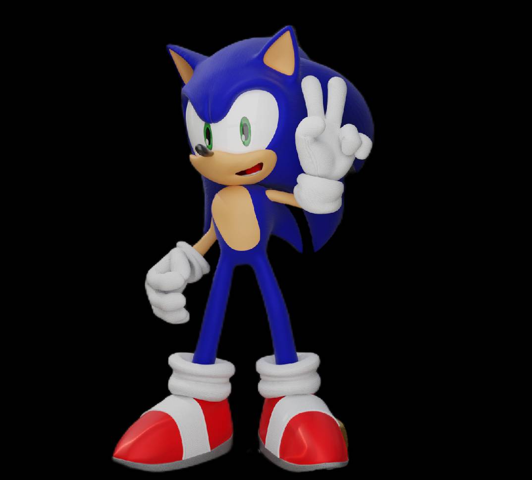 Sonic Frontiers: Final Horizon Render (Sonic) by Edgic-the-Hedgic