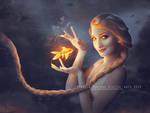 Elsa and Goldfish (version) by MirellaSantana