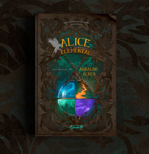 Book Cover - Alice e o templo elemental by MirellaSantana