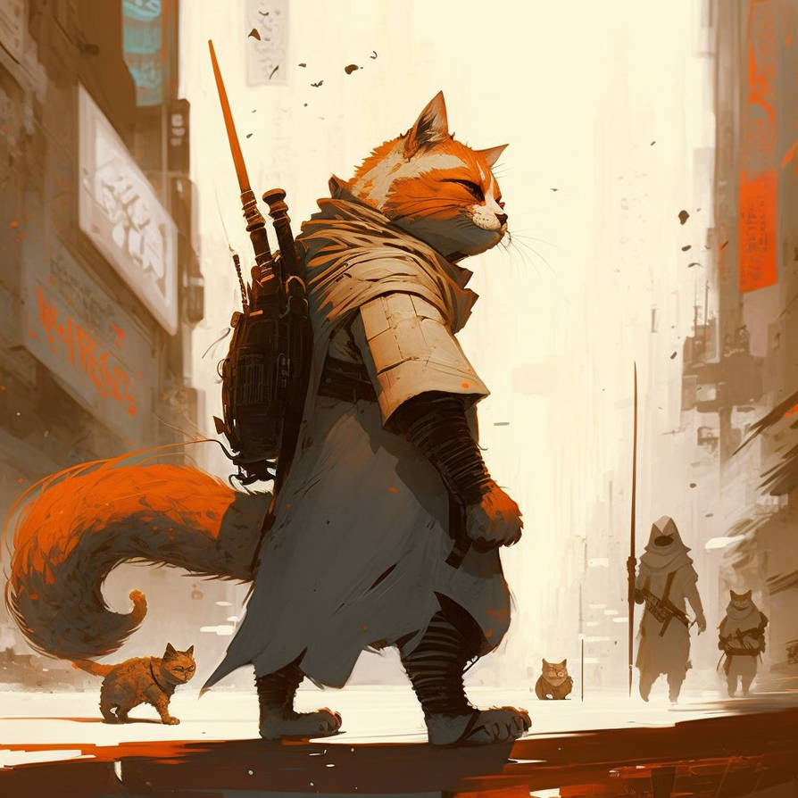A Feline Assassin Looking for Her Prey by AndyMurrtART on DeviantArt