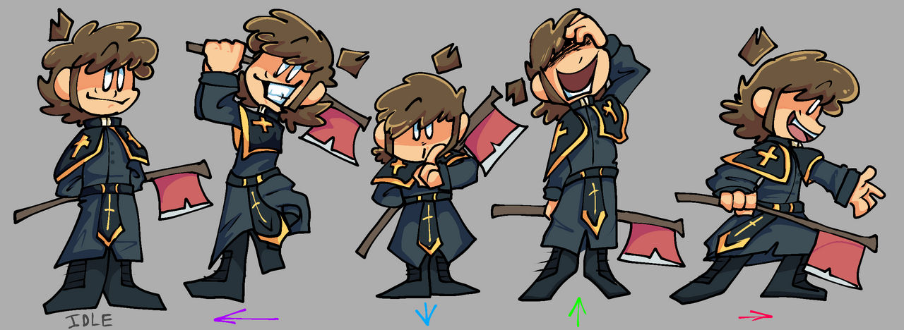 Fnf Priest Mod Priest!Haydn fnf poses by TehMadKat64 on DeviantArt