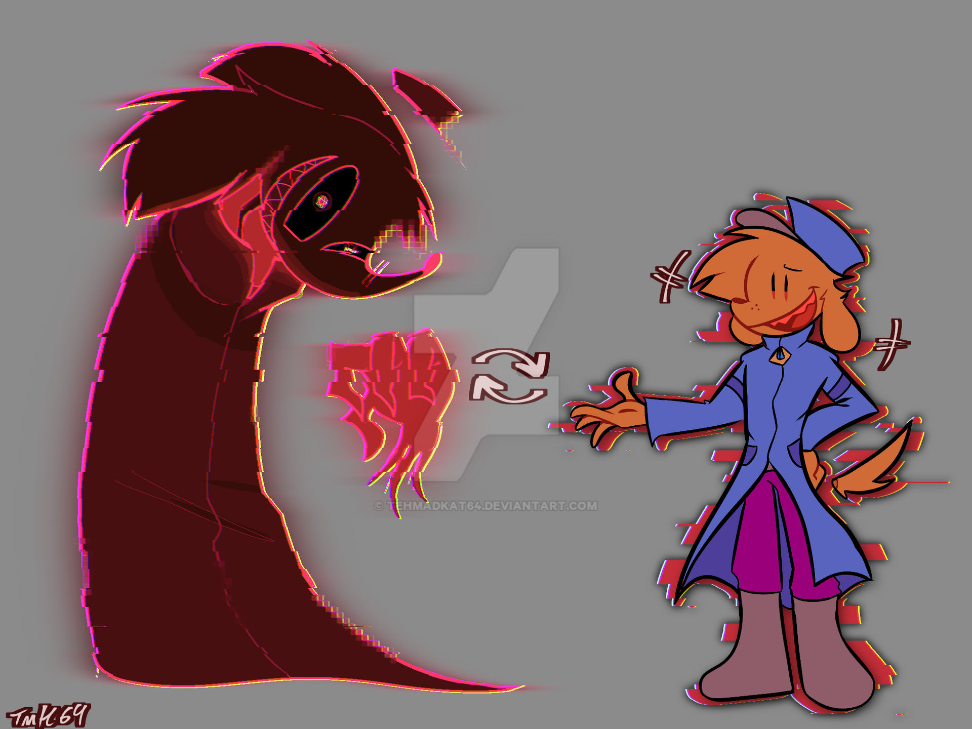 Deviantart Evil Entity DARK_ENTITY ref by TehMadKat64 on DeviantArt