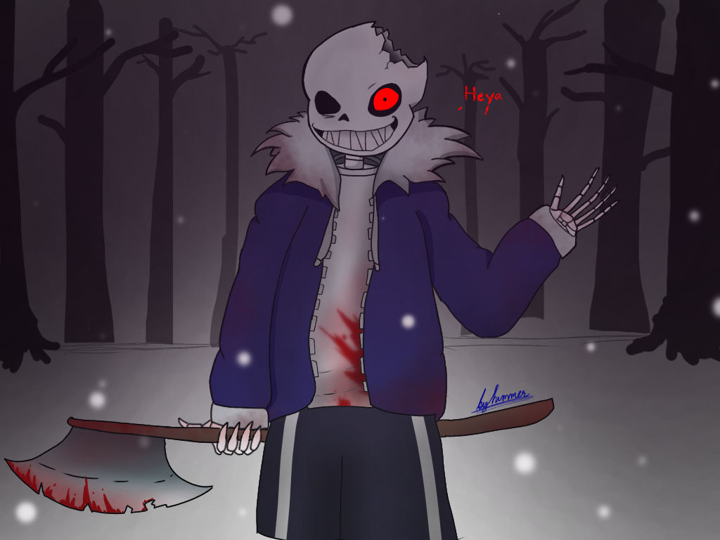 Horror sans by Chatdanaihummer on DeviantArt