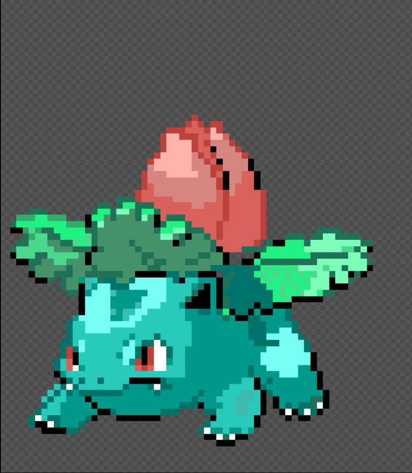 Pokemon Pixel Art: Ivysaur by ElizabethFarron on DeviantArt