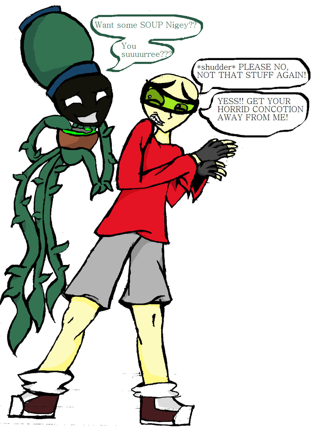 Want Some Soup? by DeathburnSHARKwolfz on DeviantArt