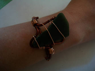 Jade Copper bracelet