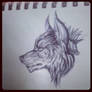 Wolf doodle