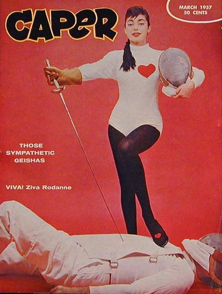 Caper Magazine Cover March 1957