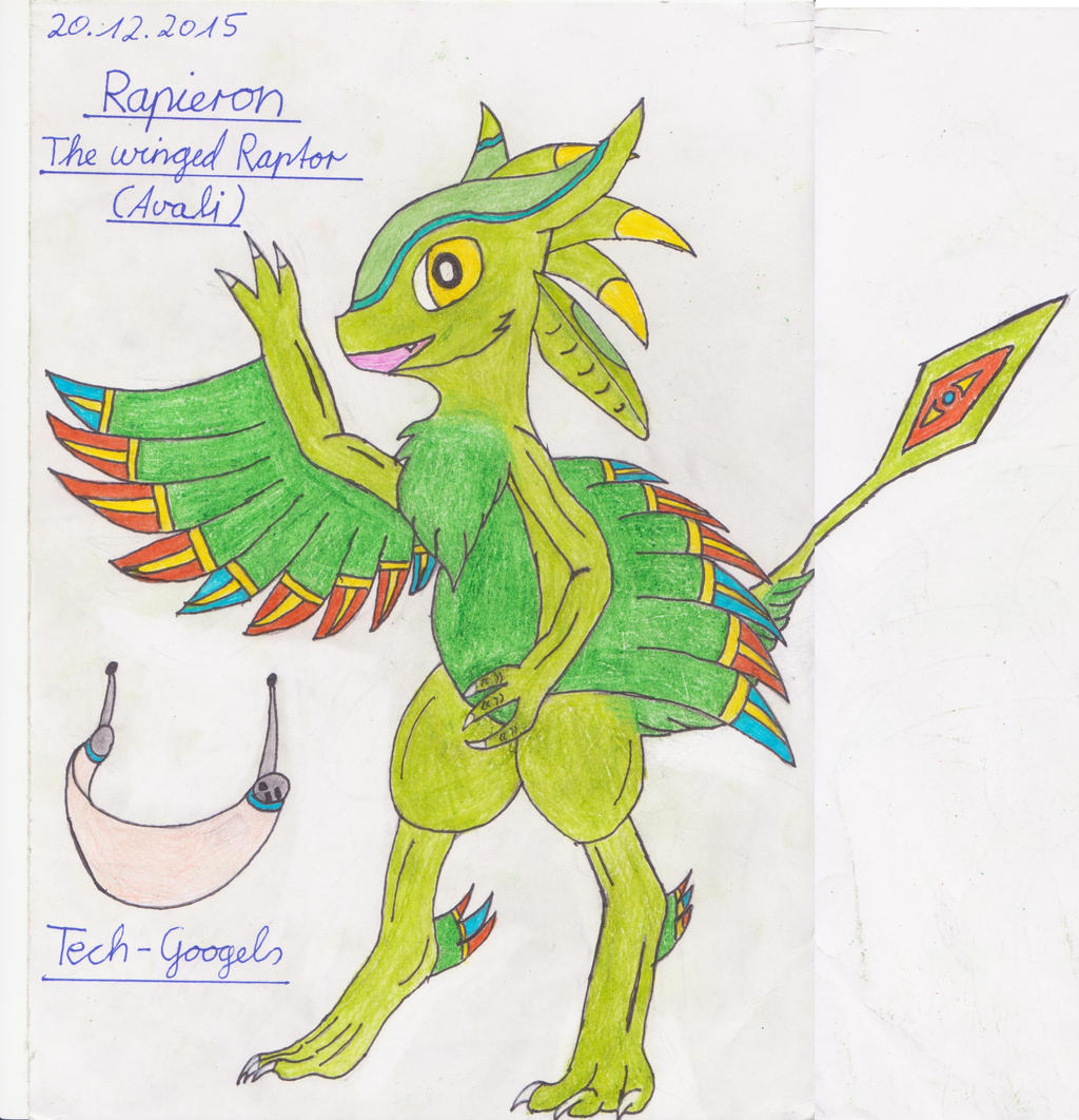 Rapieron the winged Raptor (Ref 2015) by Dragonsfriend90 on DeviantArt