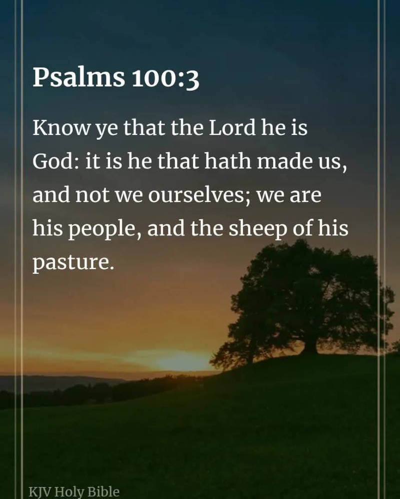 Psalms 100:3 by crossmaximus on DeviantArt
