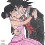 Romantic Goku and Chichi
