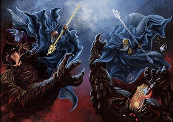 Darkness Slayer and East Helper - the Blue Wizards